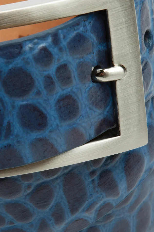Embossed Crocodile Belt - Image 3